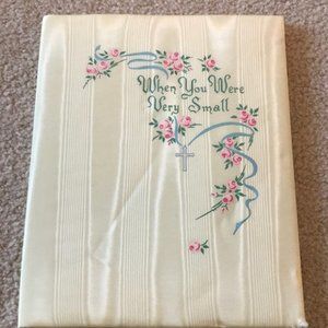 1953 Vintage Catholic Baby Book - Unused